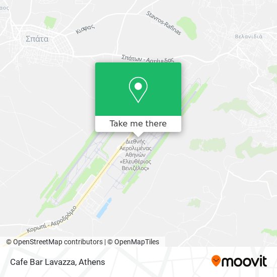 Cafe Bar Lavazza map