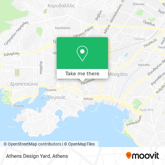 Athens Design Yard map