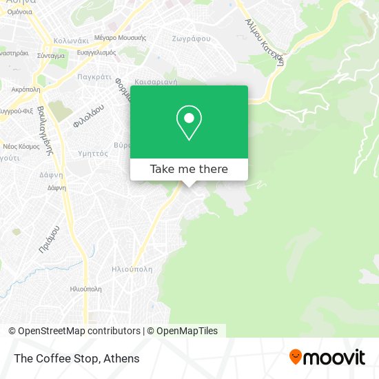 The Coffee Stop map