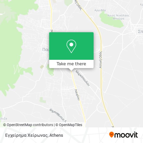 Εγχείρημα Χείρωνας map