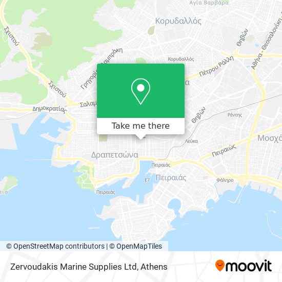 Zervoudakis Marine Supplies Ltd map