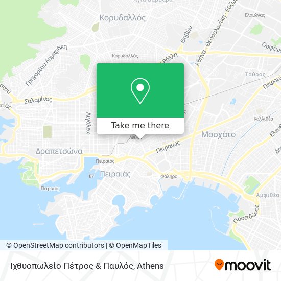 Ιχθυοπωλείο Πέτρος & Παυλός map