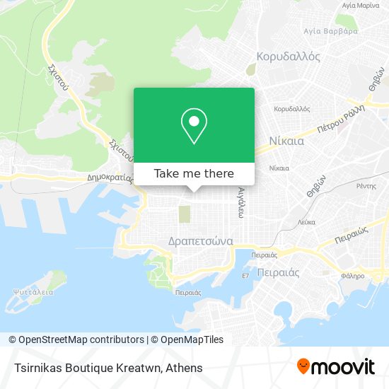 Tsirnikas Boutique Kreatwn map