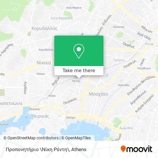 Προπονητήριο \Νίκη Ρέντη\ map