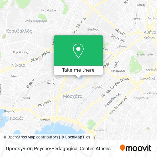 Προσεγγιση Psycho-Pedagogical Center map