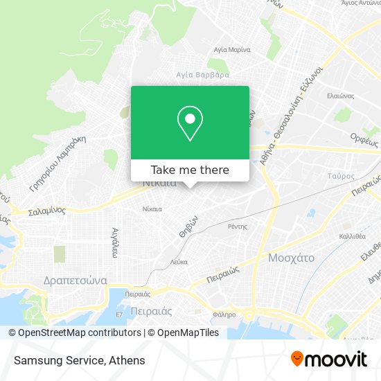 Samsung Service map