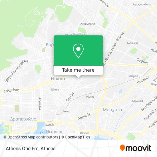 Athens One Fm map