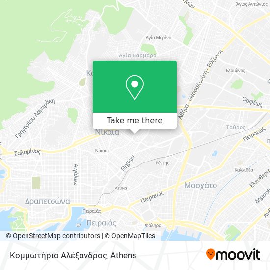 Κομμωτήριο Αλέξανδρος map