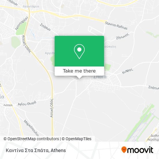 Καντίνα Στα Σπάτα map
