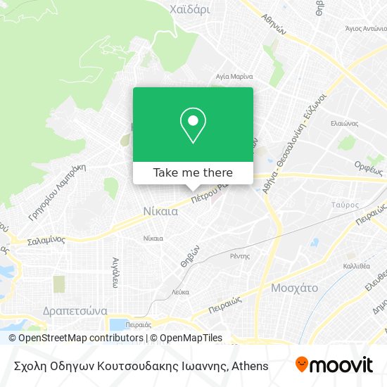 Σχολη Οδηγων Κουτσουδακης Ιωαννης map