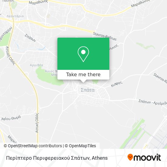 Περίπτερο Περιφερειακού Σπάτων map