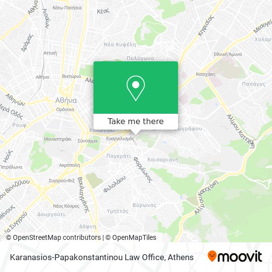 Karanasios-Papakonstantinou Law Office map