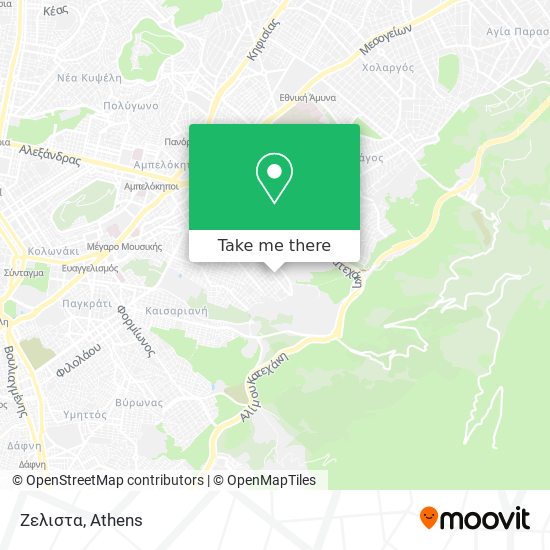 Ζελιστα map