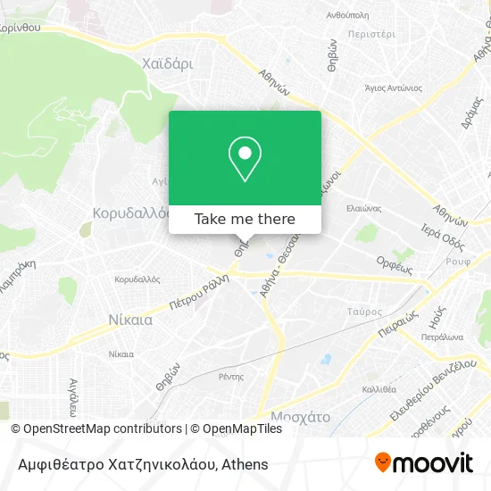 Αμφιθέατρο Χατζηνικολάου map