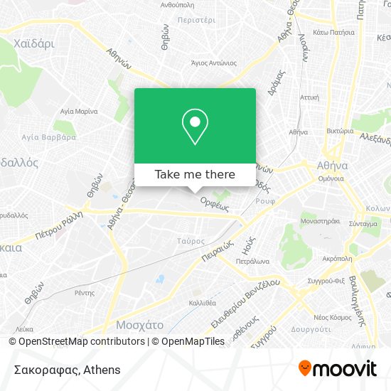 Σακοραφας map