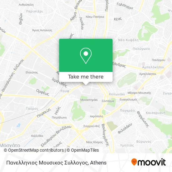Πανελληνιος Μουσικος Συλλογος map
