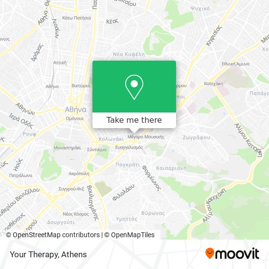 Your Therapy map