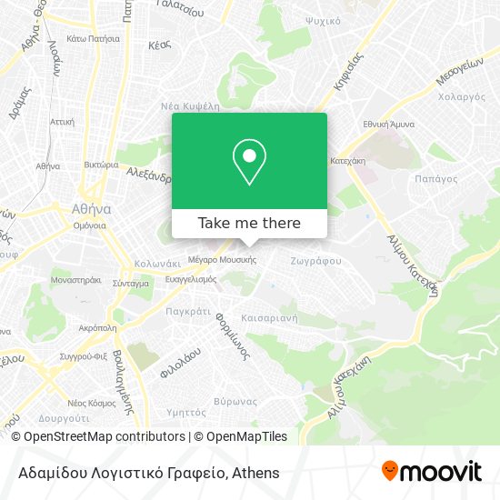Αδαμίδου Λογιστικό Γραφείο map