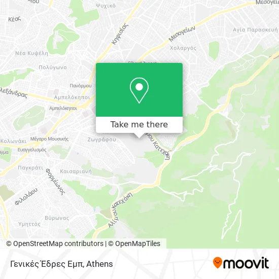 Γενικές Έδρες Εμπ map