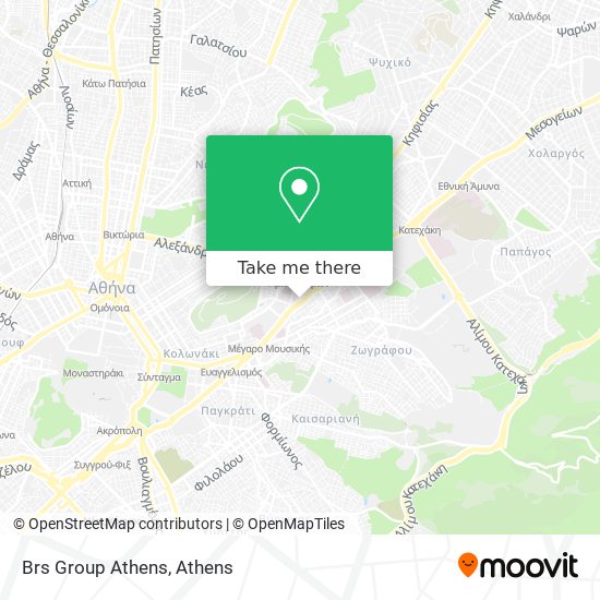 Brs Group Athens map