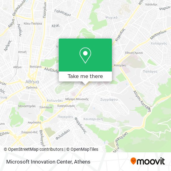 Microsoft Innovation Center map