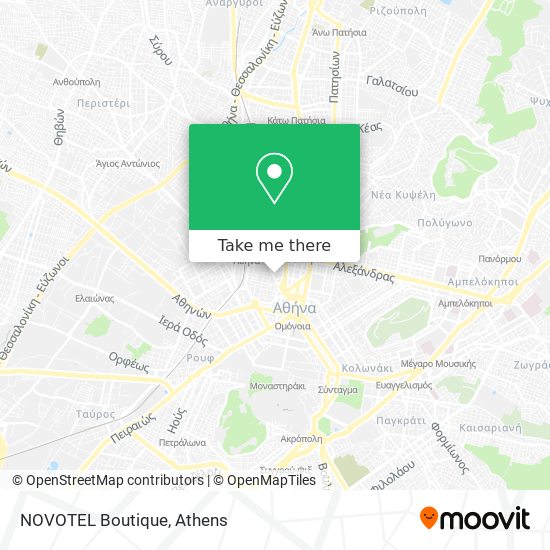 NOVOTEL Boutique map