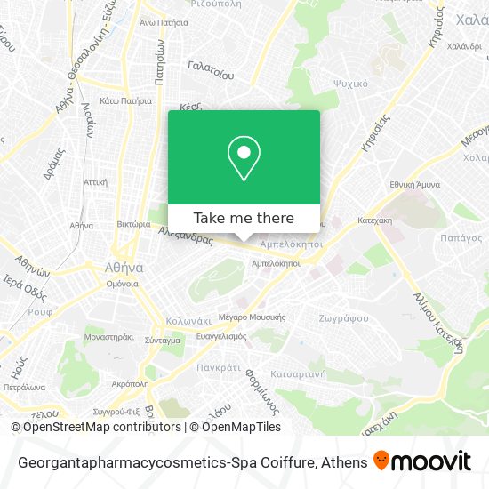 Georgantapharmacycosmetics-Spa Coiffure map