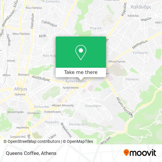 Queens Coffee map