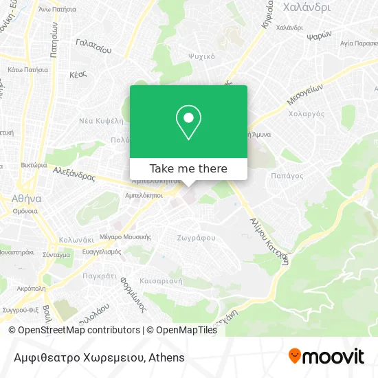 Αμφιθεατρο Χωρεμειου map