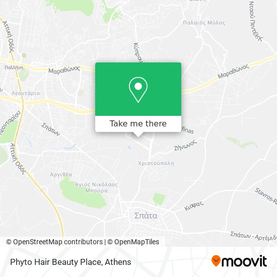 Phyto Hair Beauty Place map