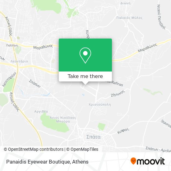 Panaidis Eyewear Boutique map