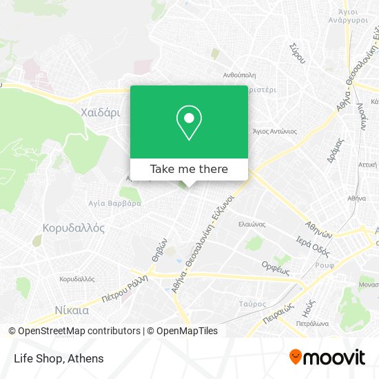 Life Shop map