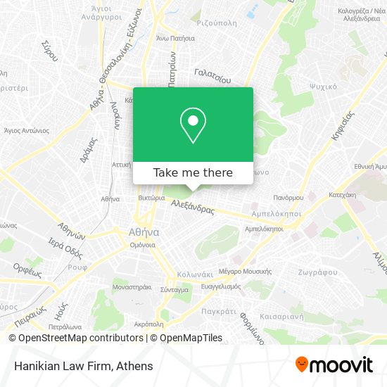 Hanikian Law Firm map
