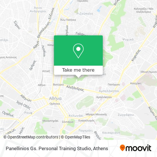 Panellinios Gs. Personal Training Studio map