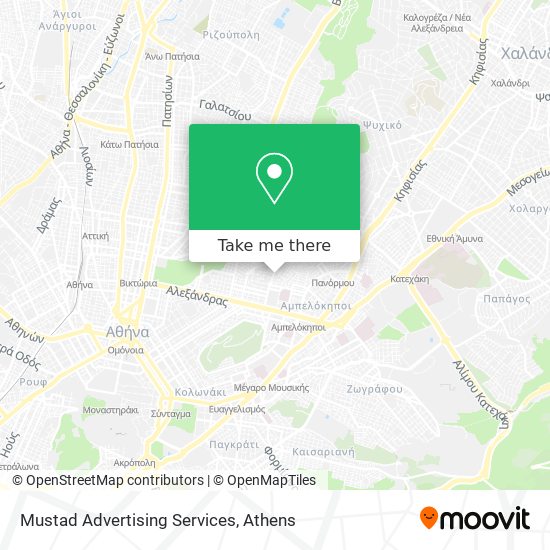 Mustad Advertising Services map