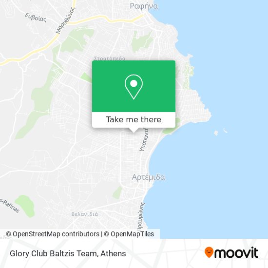 Glory Club Baltzis Team map