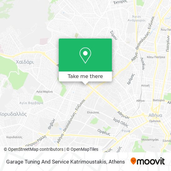 Garage Tuning And Service Katrimoustakis map