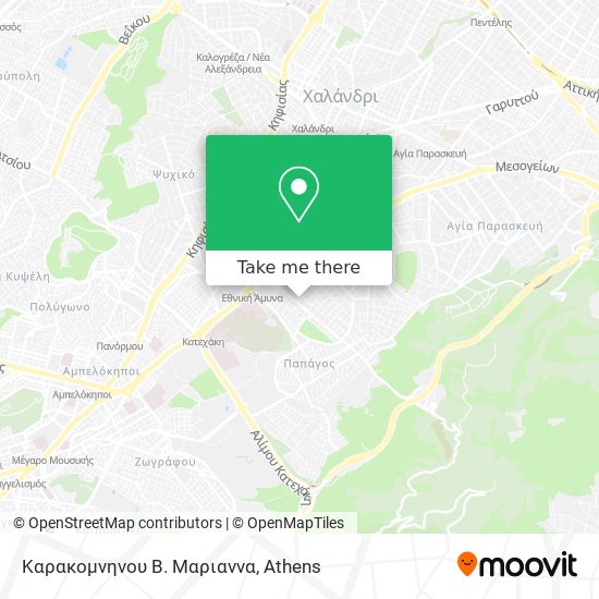 Καρακομνηνου Β. Μαριαννα map