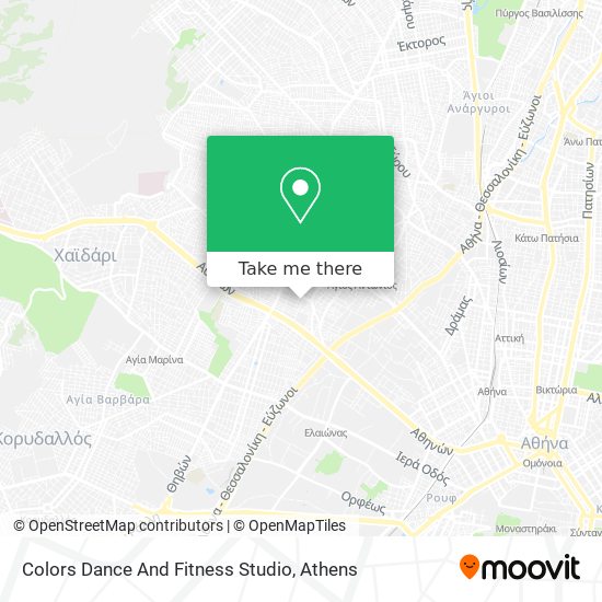 Colors Dance And Fitness Studio map