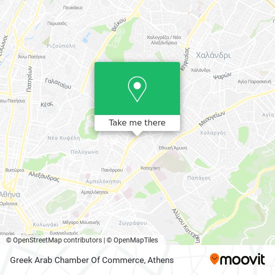 Greek Arab Chamber Of Commerce map