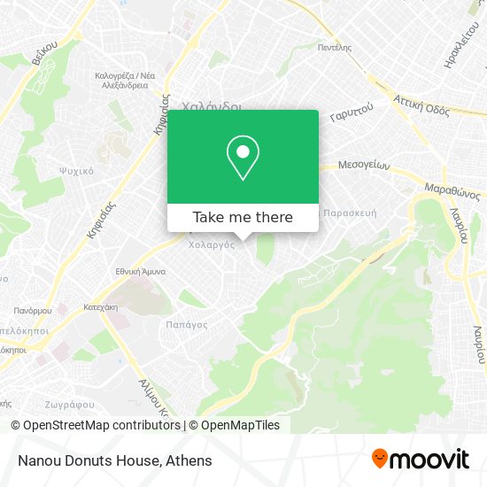 Nanou Donuts House map