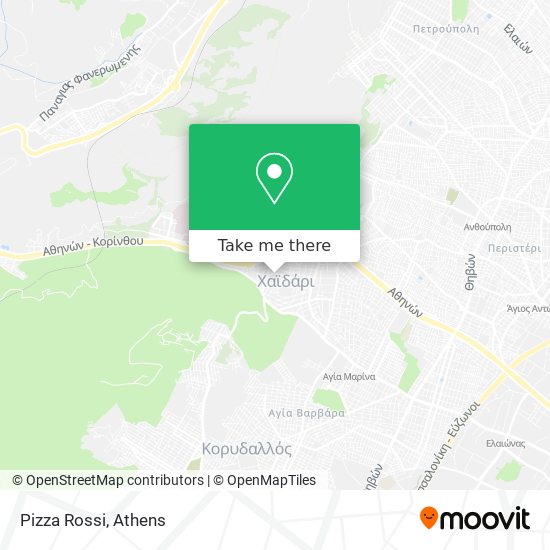 Pizza Rossi map