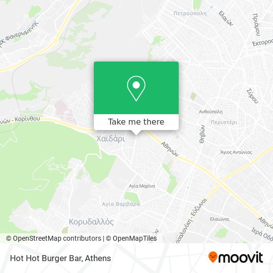 Hot Hot Burger Bar map