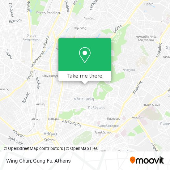 Wing Chun, Gung Fu map