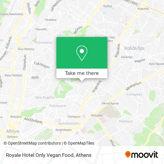 Royale Hotel Only Vegan Food map