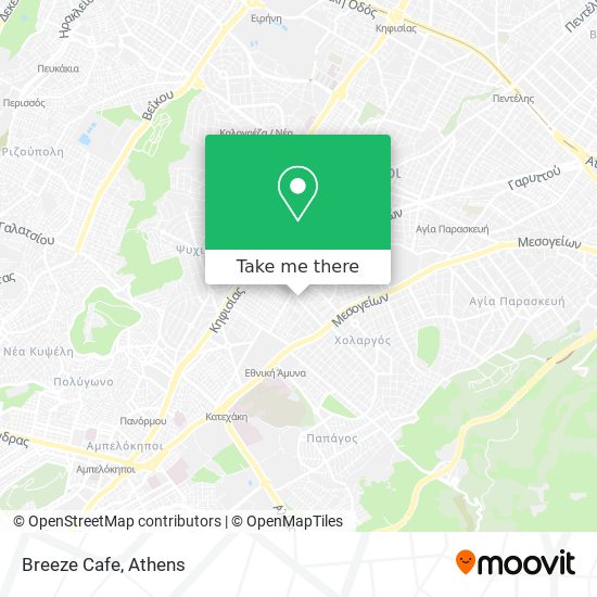 Breeze Cafe map