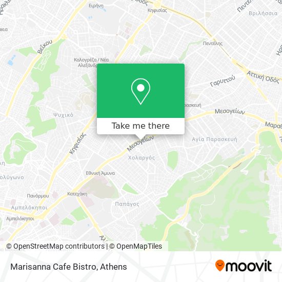 Marisanna Cafe Bistro map