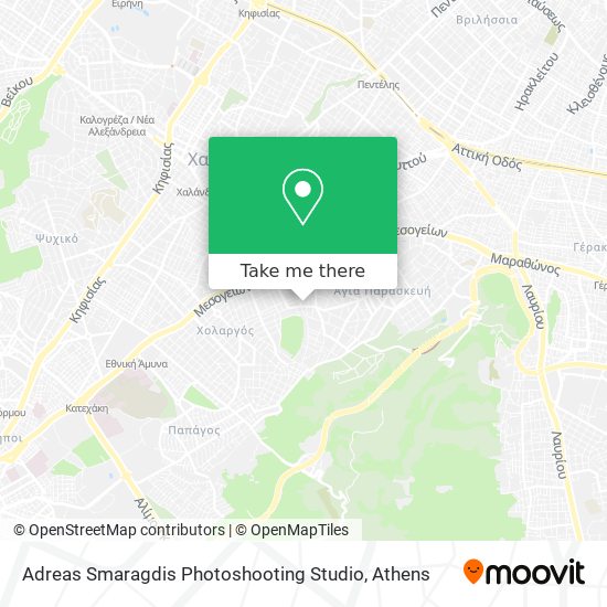 Adreas Smaragdis Photoshooting Studio map