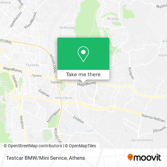 Testcar BMW/Mini Service map