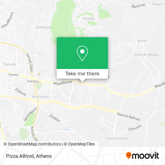 Pizza Αθηνά map